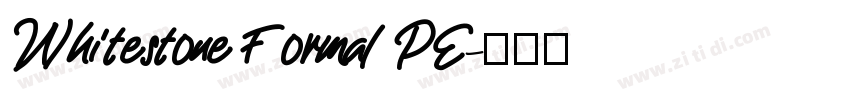 Whitestone Formal PE字体转换